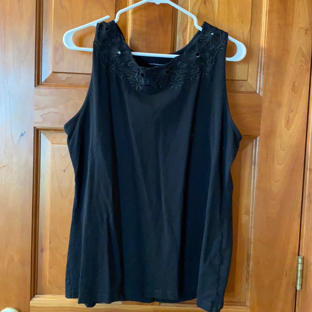 🎉5 for $25🎉 Croft&Barrow Black Tank